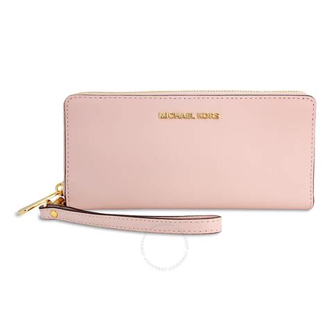 michael kors jet set wallet blossom|bolso michael kors jet set.